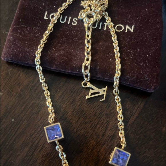 Louis Vuitton crystal gamble station necklace - Picture 1 of 5